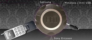 Illustration for article titled FED Charger: Re-Juices Everything from Phones to iPods to Your Glass (I Think)